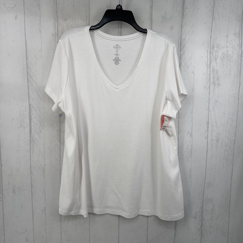 2X v-neck s/s tee