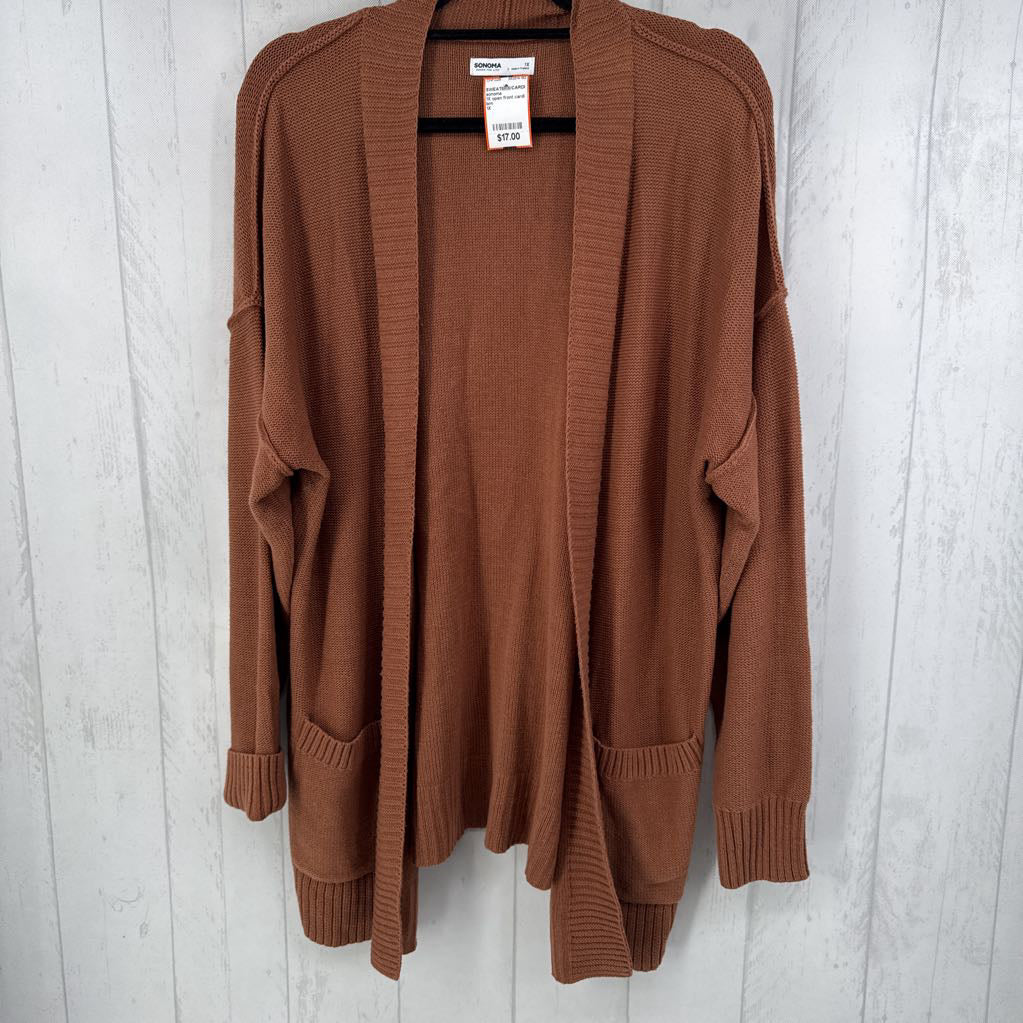 1X open front cardi