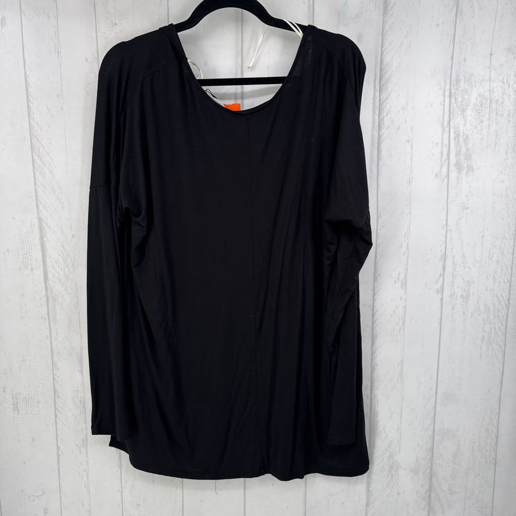 M scoop neck dolman slv top