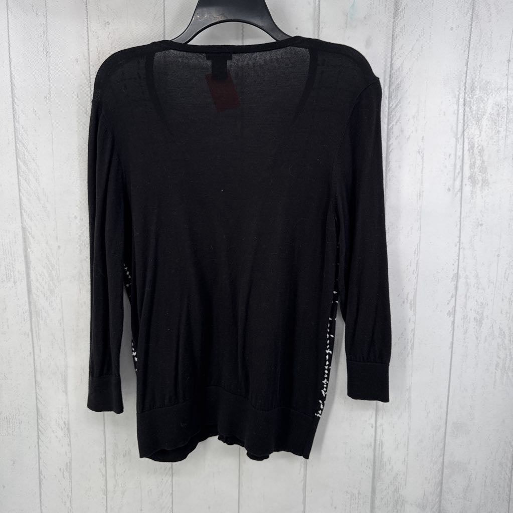 L button down 3/4 slv cardi