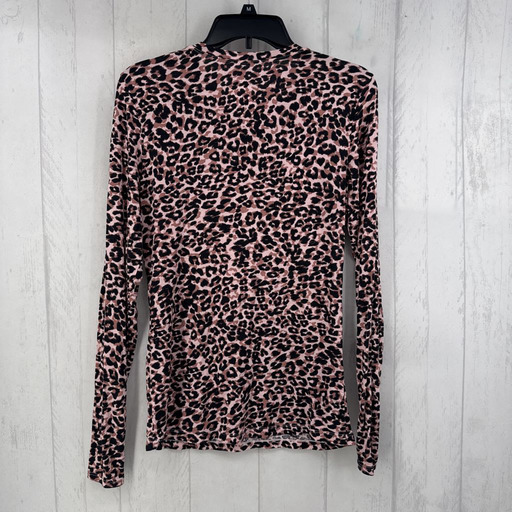 M animal print l/s tee