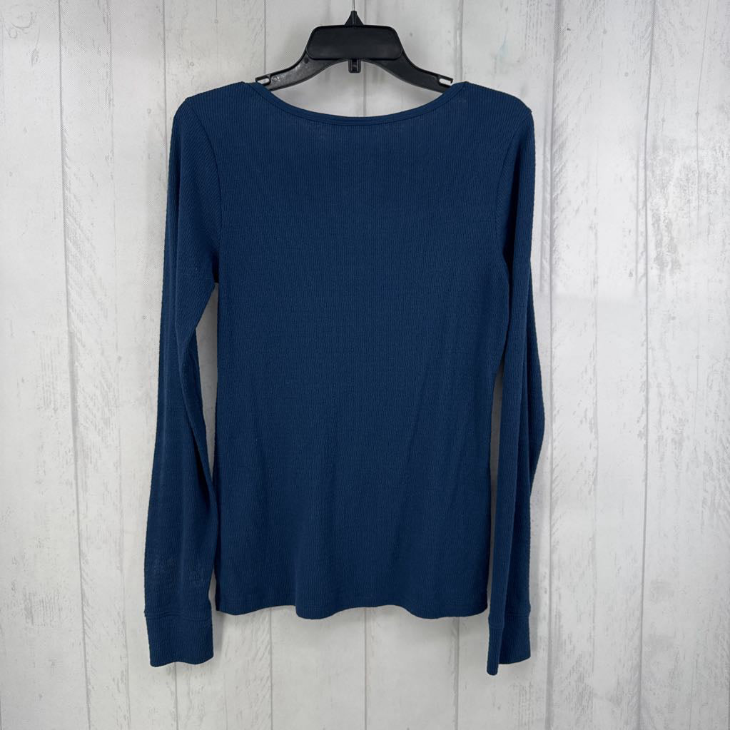 L scoop neck l/s henley