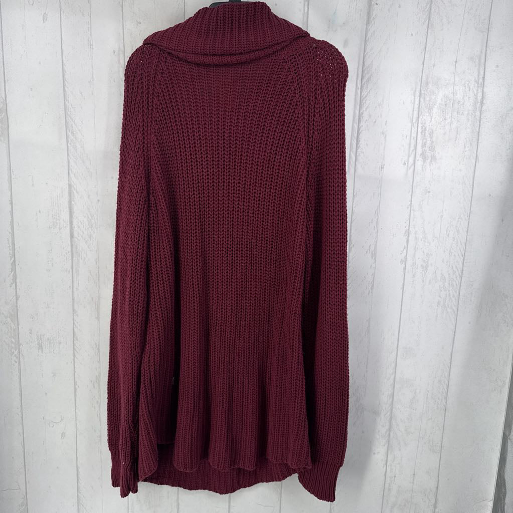 XL cowl-neck sweater