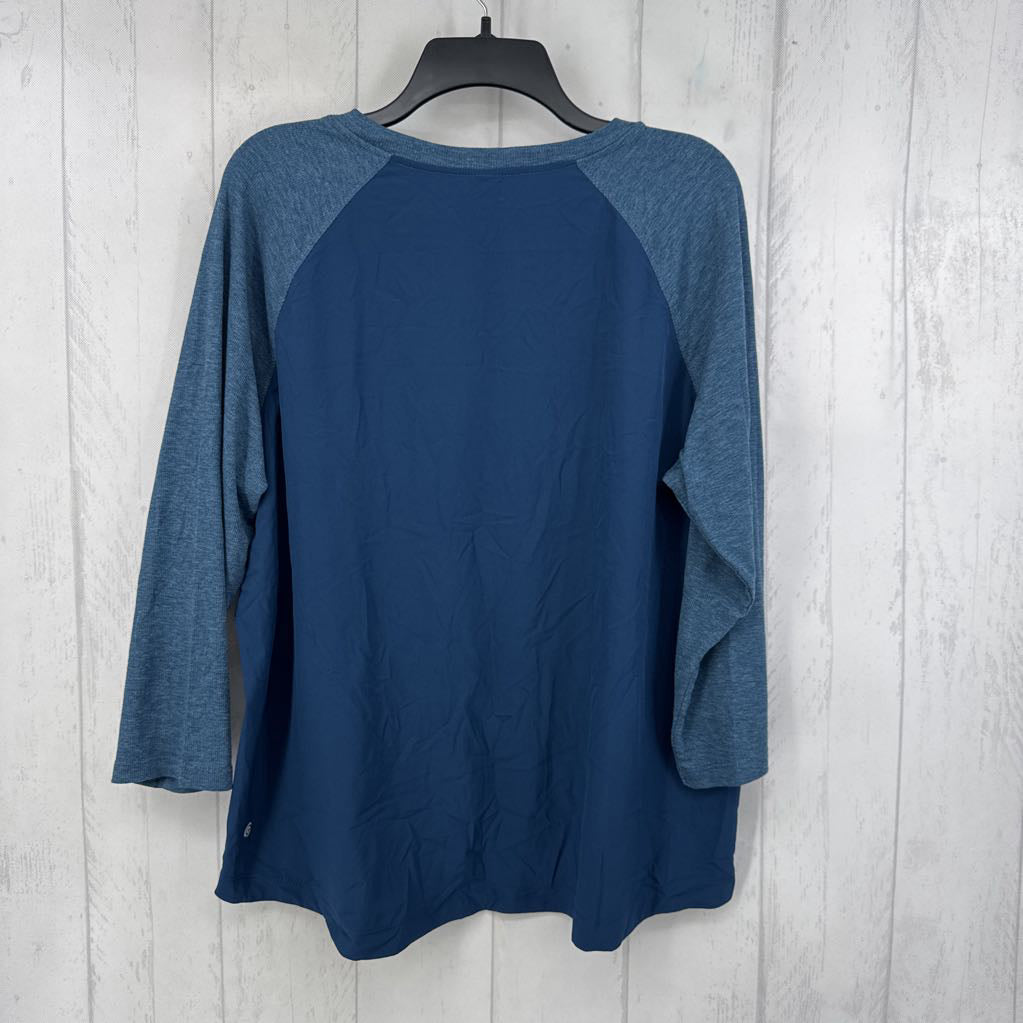 XL crewneck 3/4 slv top