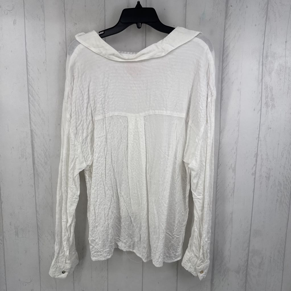 L button down l/s top