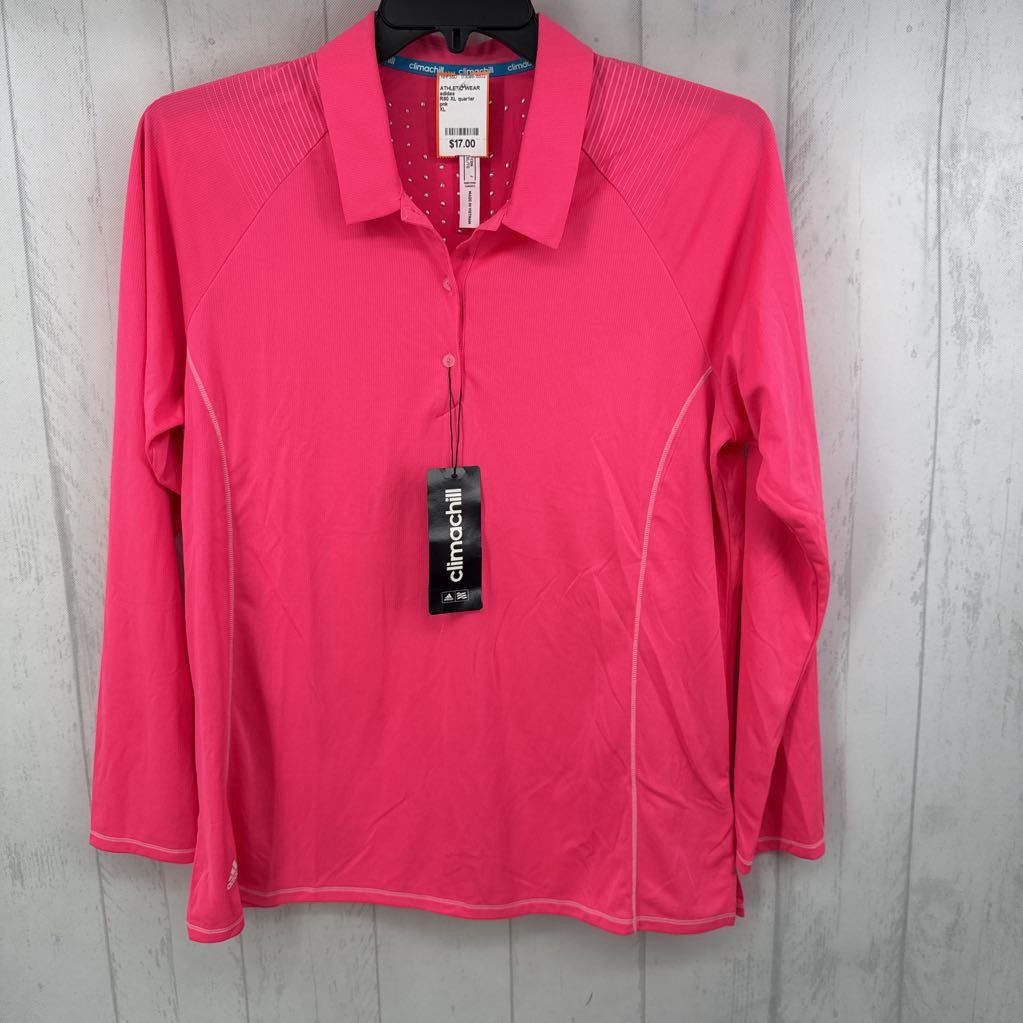 R80 XL quarter button down l/s top