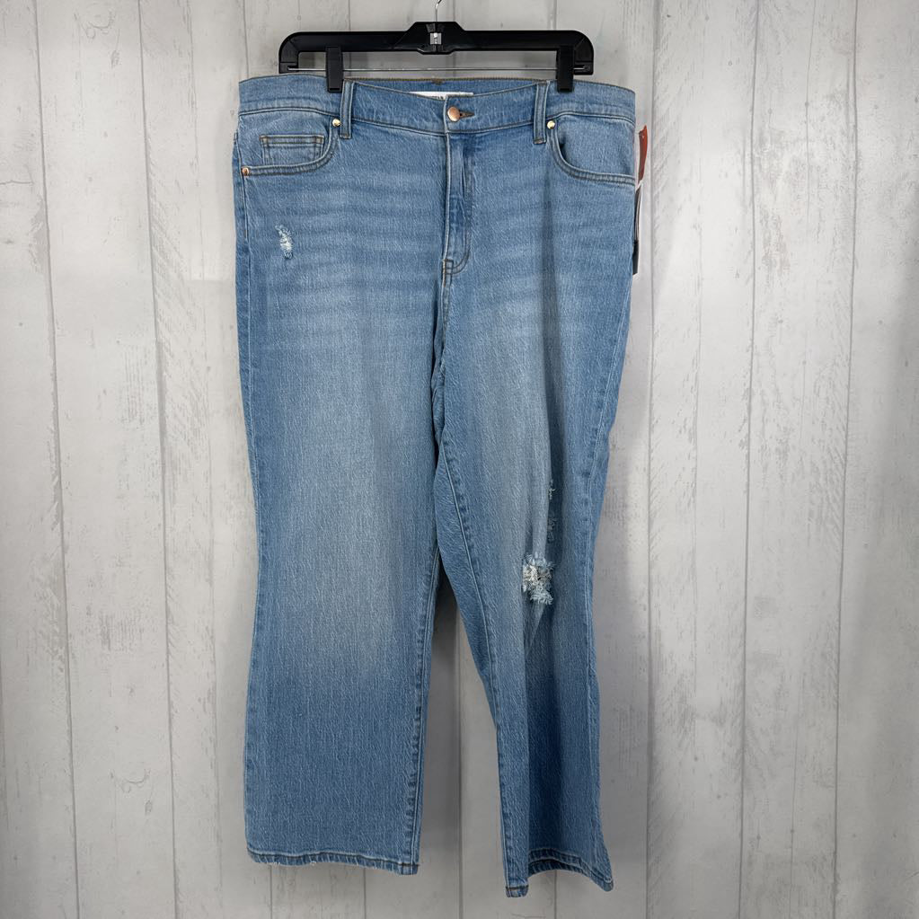 16W straight leg jean