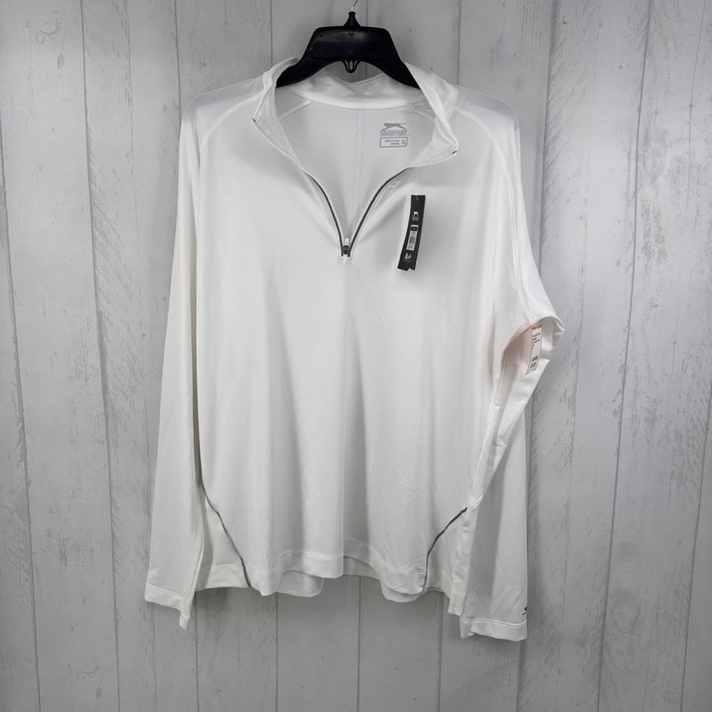 XL quarter-zip l/s top