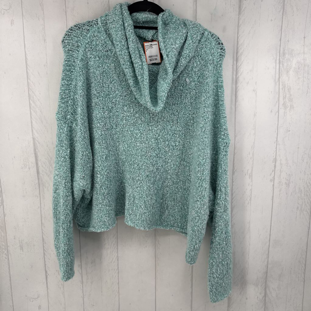 S cowl neck sweater