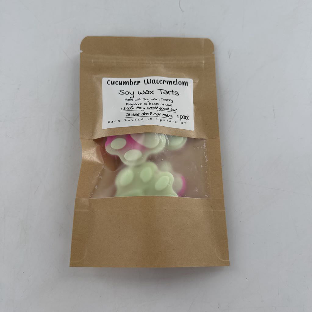 soy wax tarts-cucumber watermelon