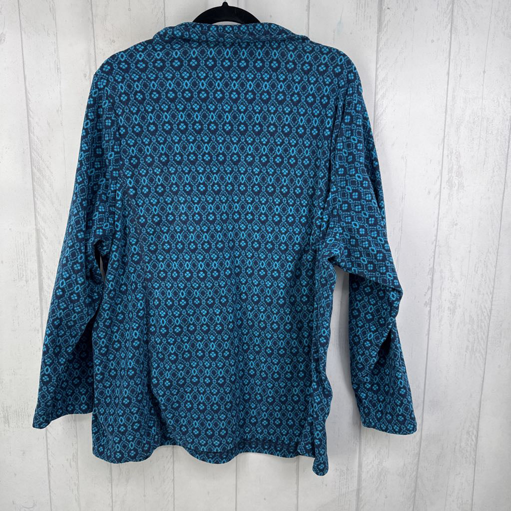 2X printed quarter-zip fleece