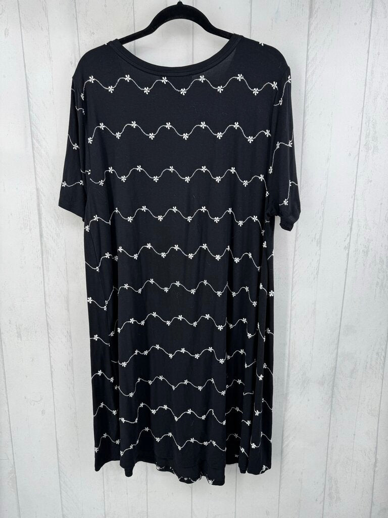 20/22 flo embroidered s/s dress