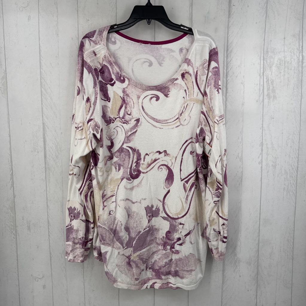1X paisley print l/s tunic