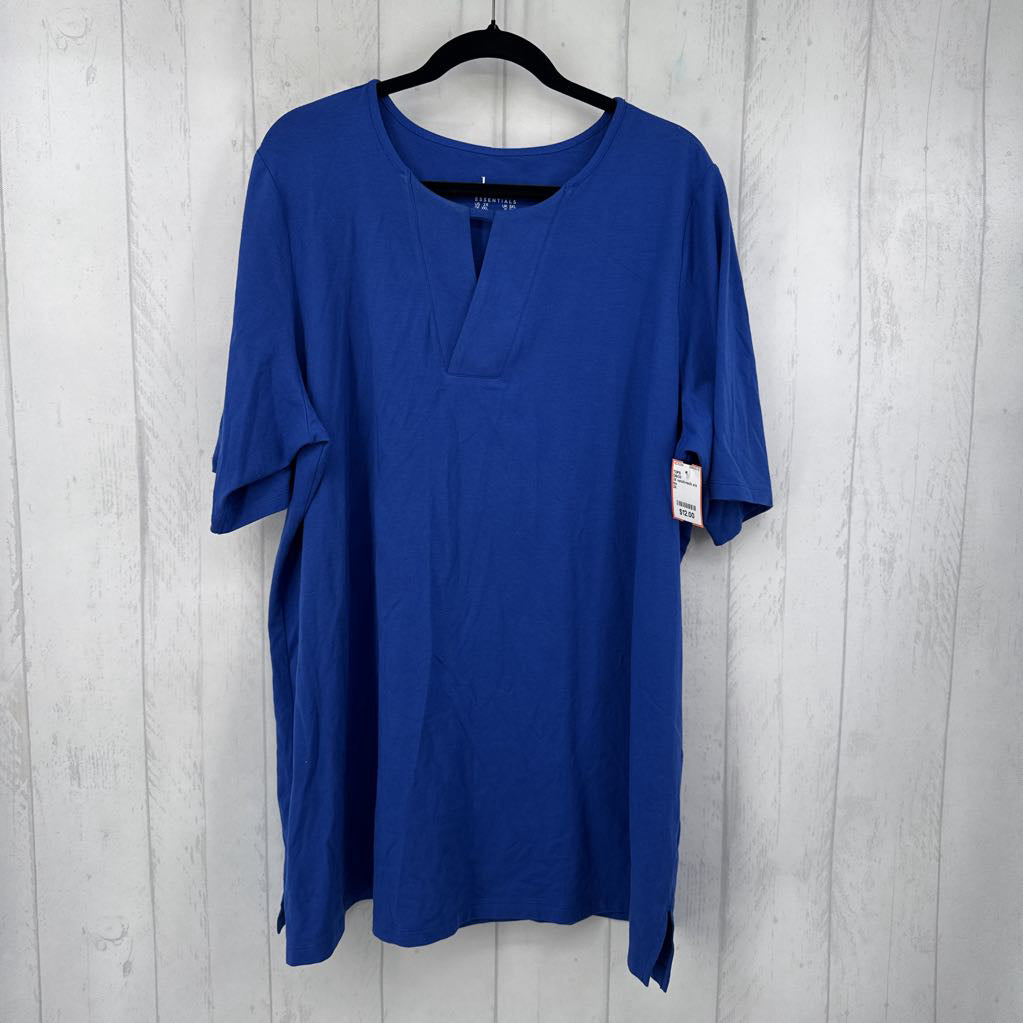 2X notch-neck s/s tee