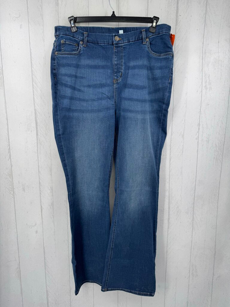 20-WT pull-on flare jean