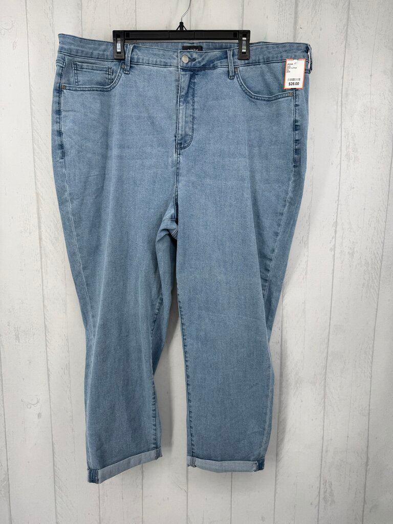 20W cuffed girlfriend jean