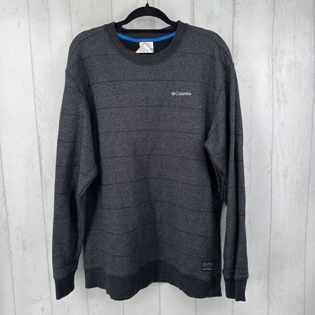 XXL striped crewneck sweatshirt