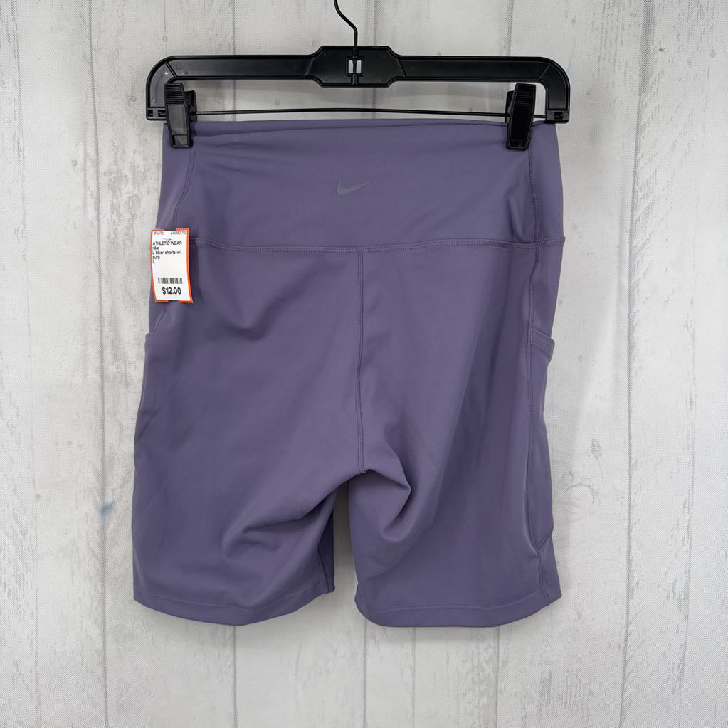 L biker shorts w/ pockets