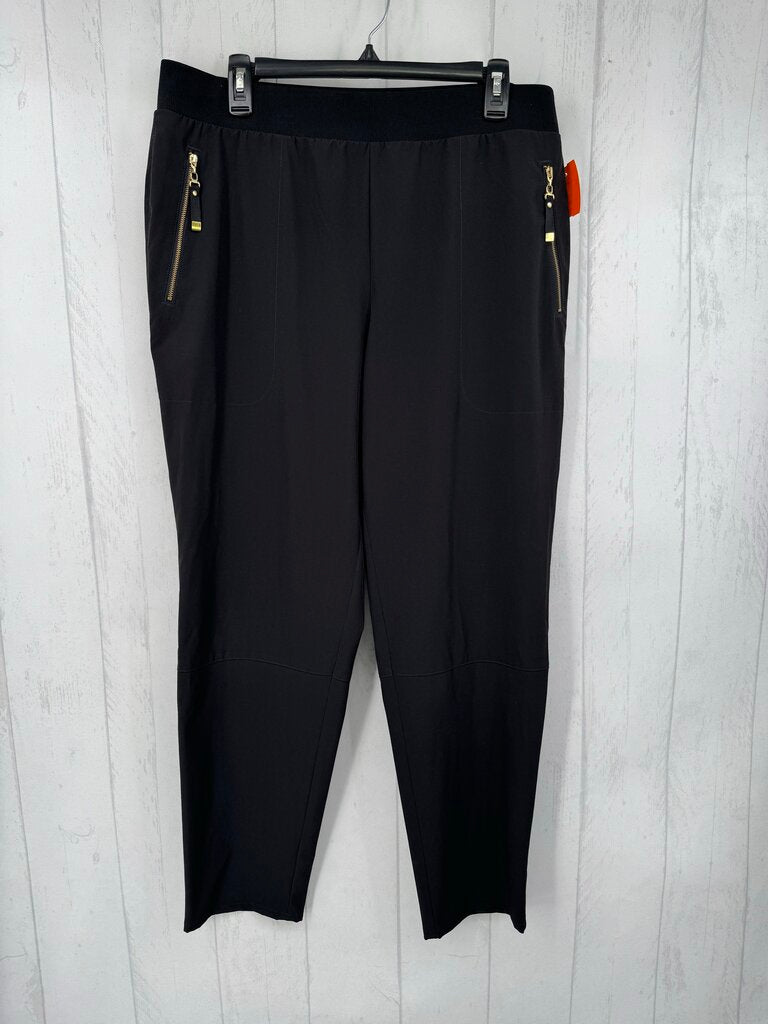 L zipper pocket pull-on pant