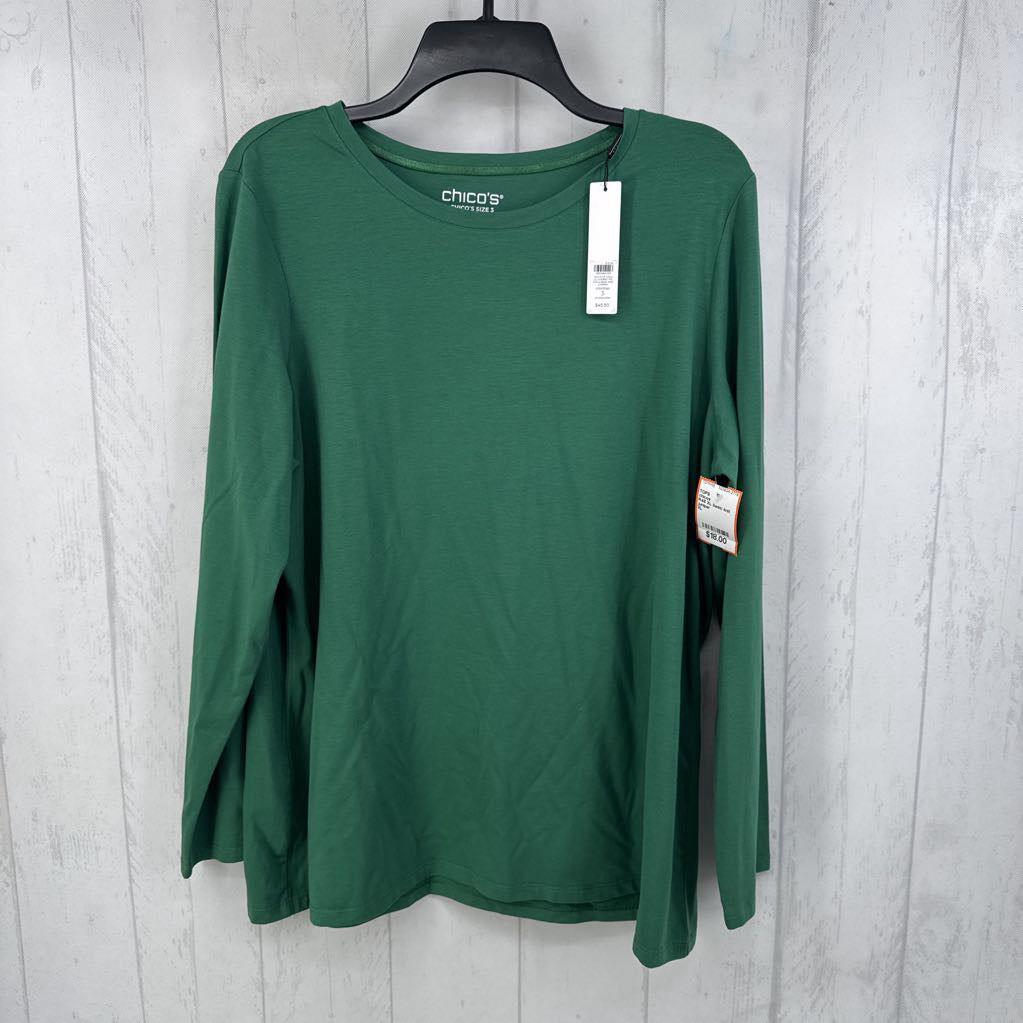 R45 XL basic knit l/s tee