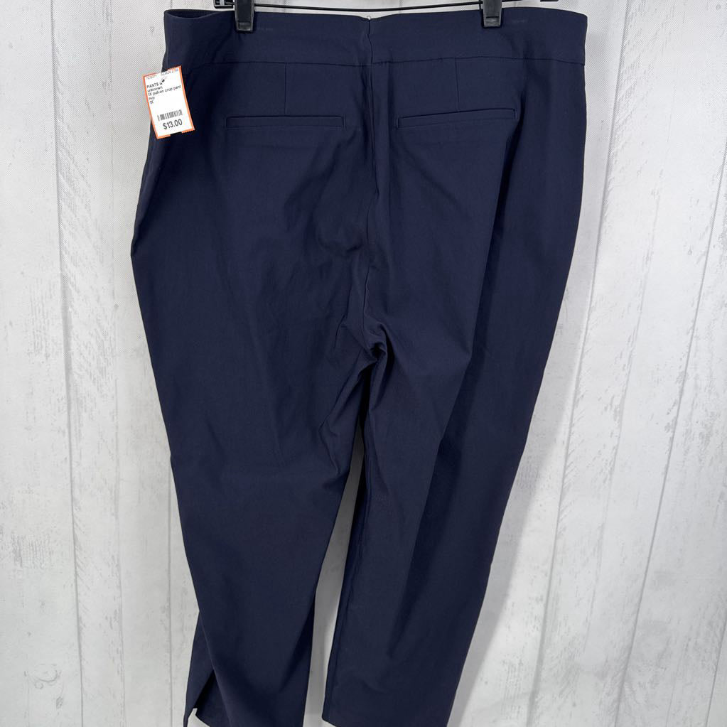 1X pull-on crop pant