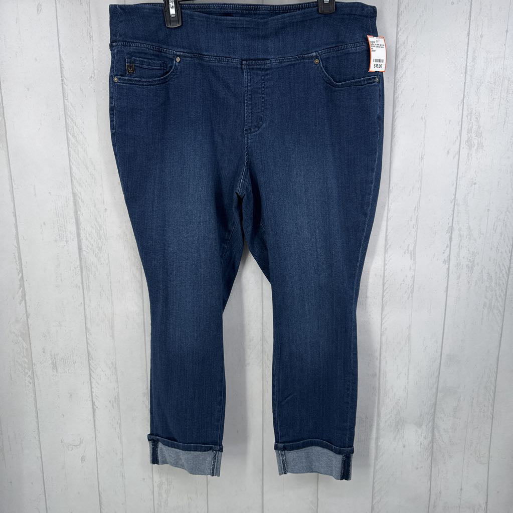 20WP cuffed hem jegging