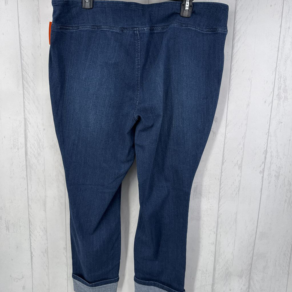 20WP cuffed hem jegging