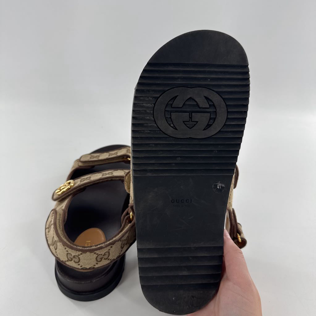 Gucci GG Supreme Sandals size 11