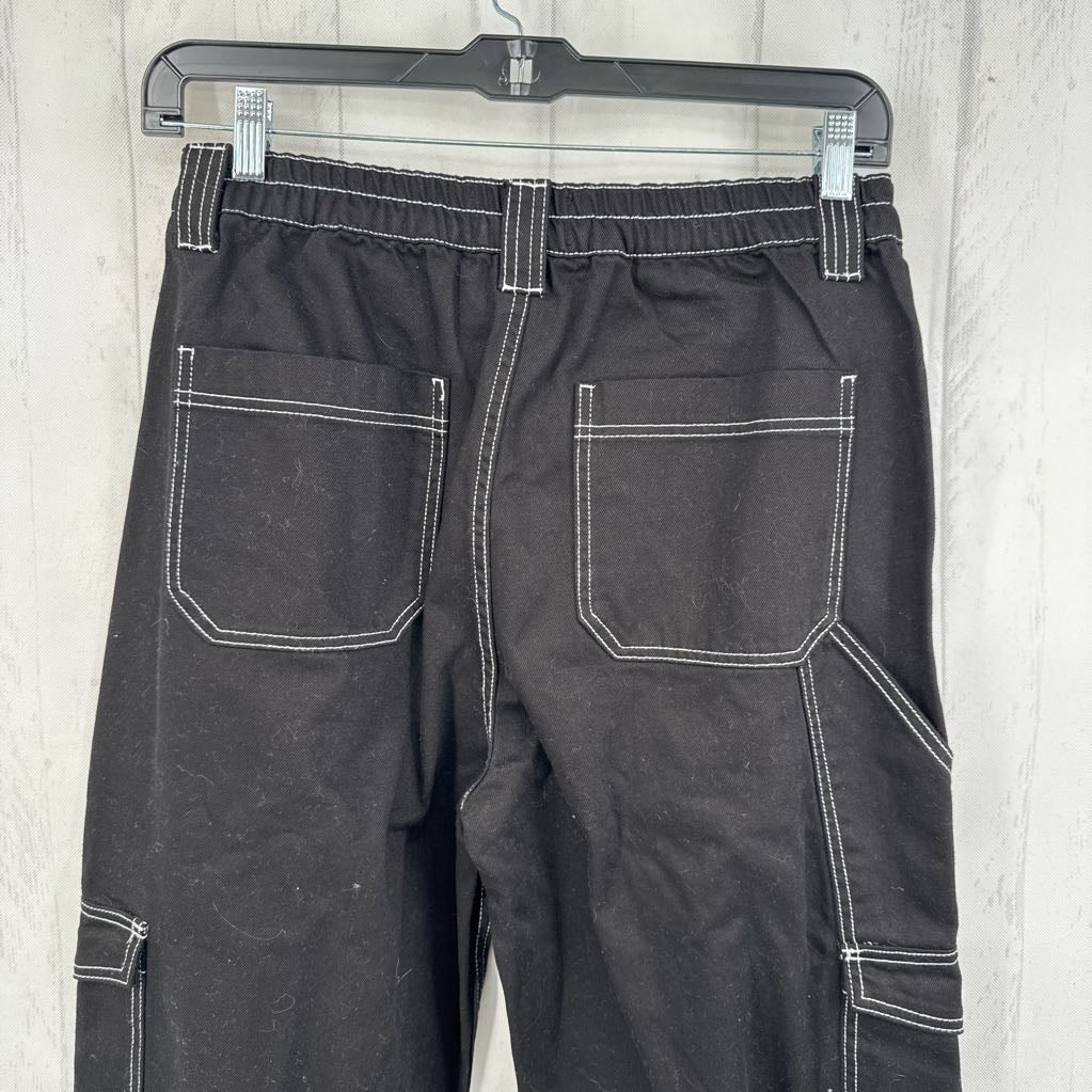 13 cargo wide leg jean