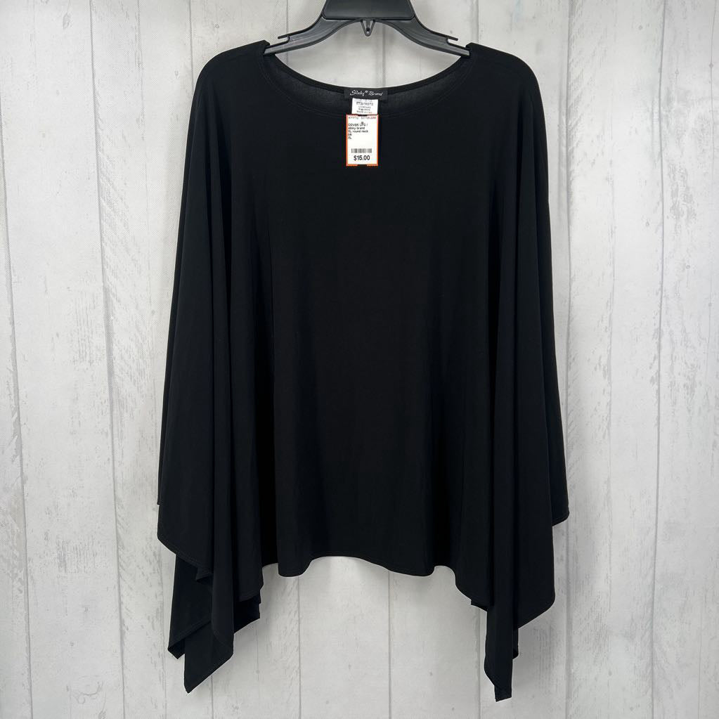 XL round neck poncho