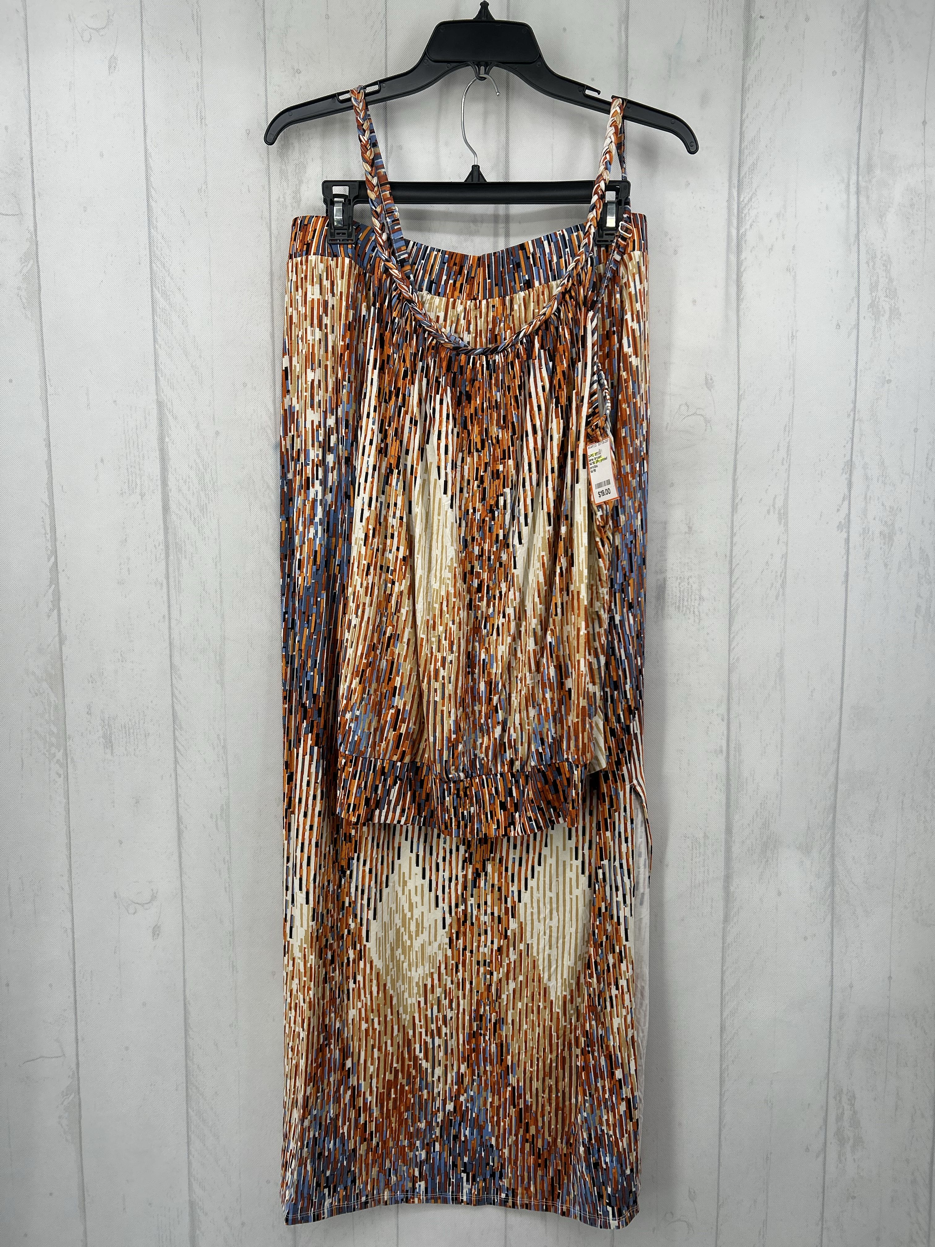 14/16 2Pc printed cami & skirt set