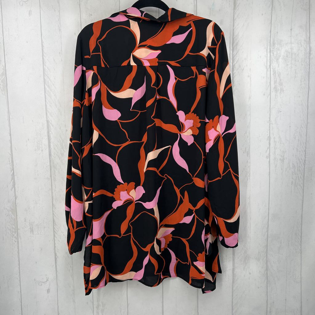 2X flo print l/s top