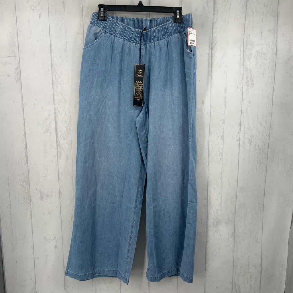 L pull-on wide leg jean