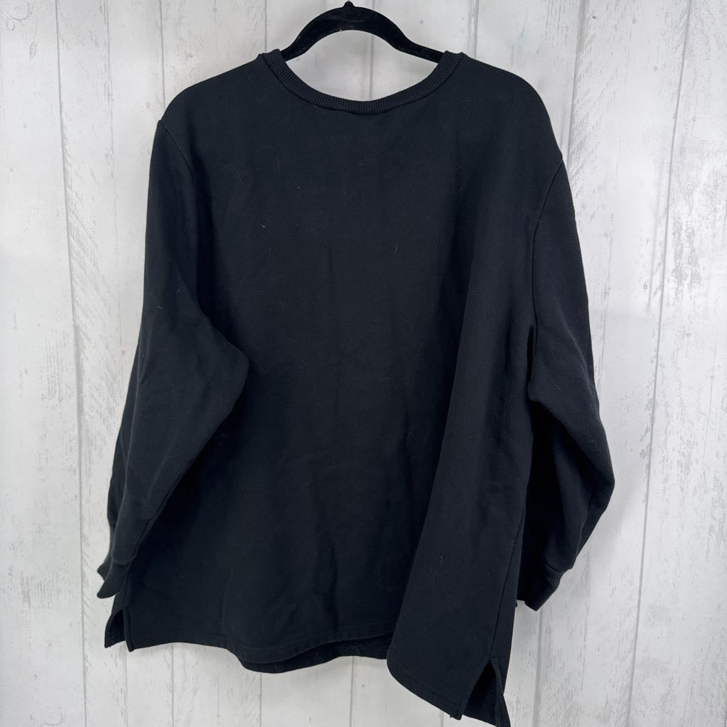 3X embroidered sweatshirt-the witch is in