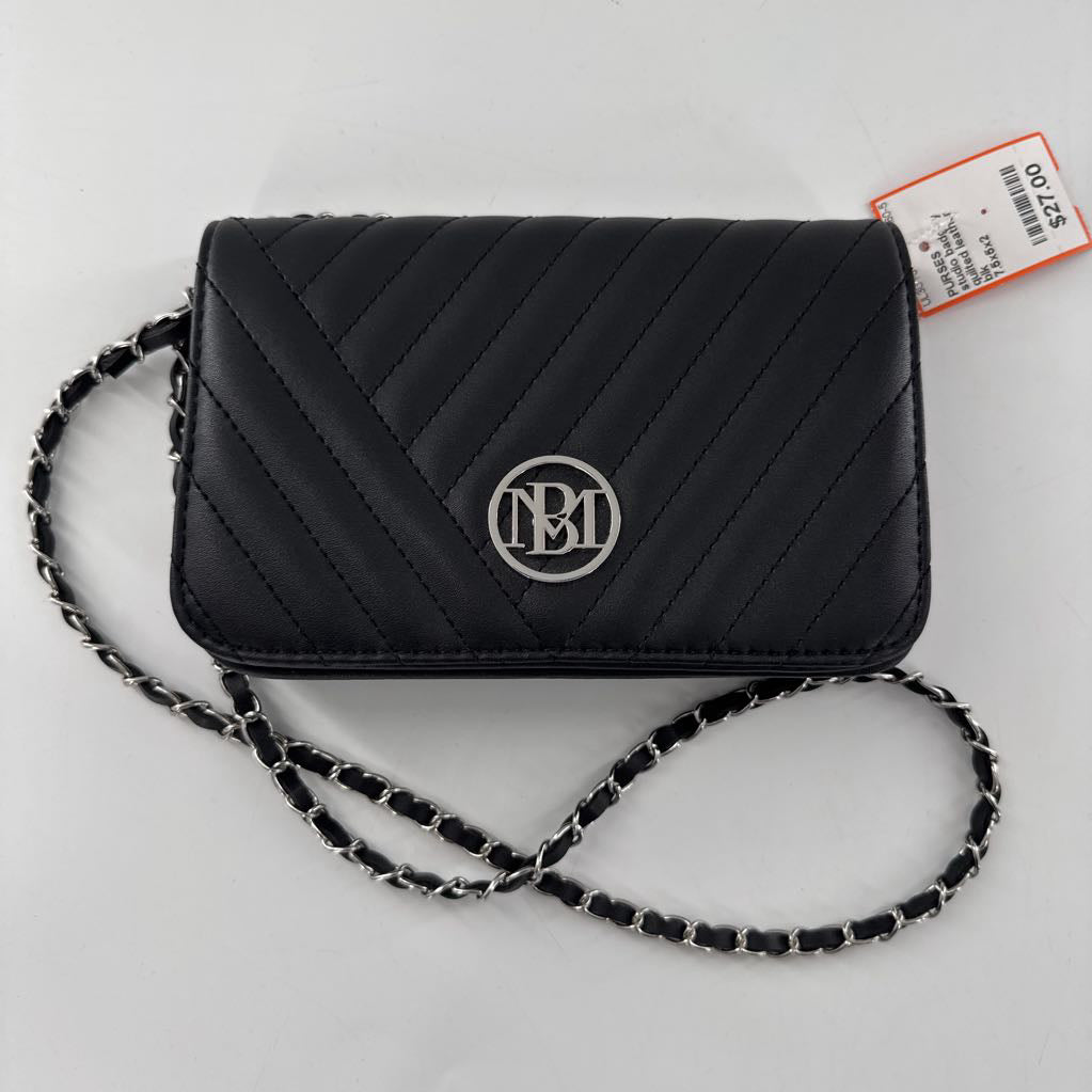 quilted leather chain strap crossbody