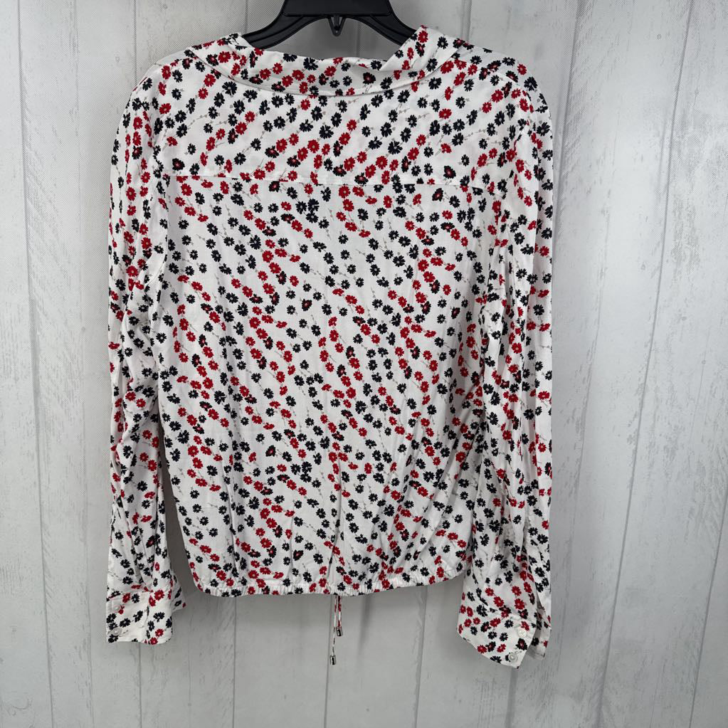 L l/s flower print shirt