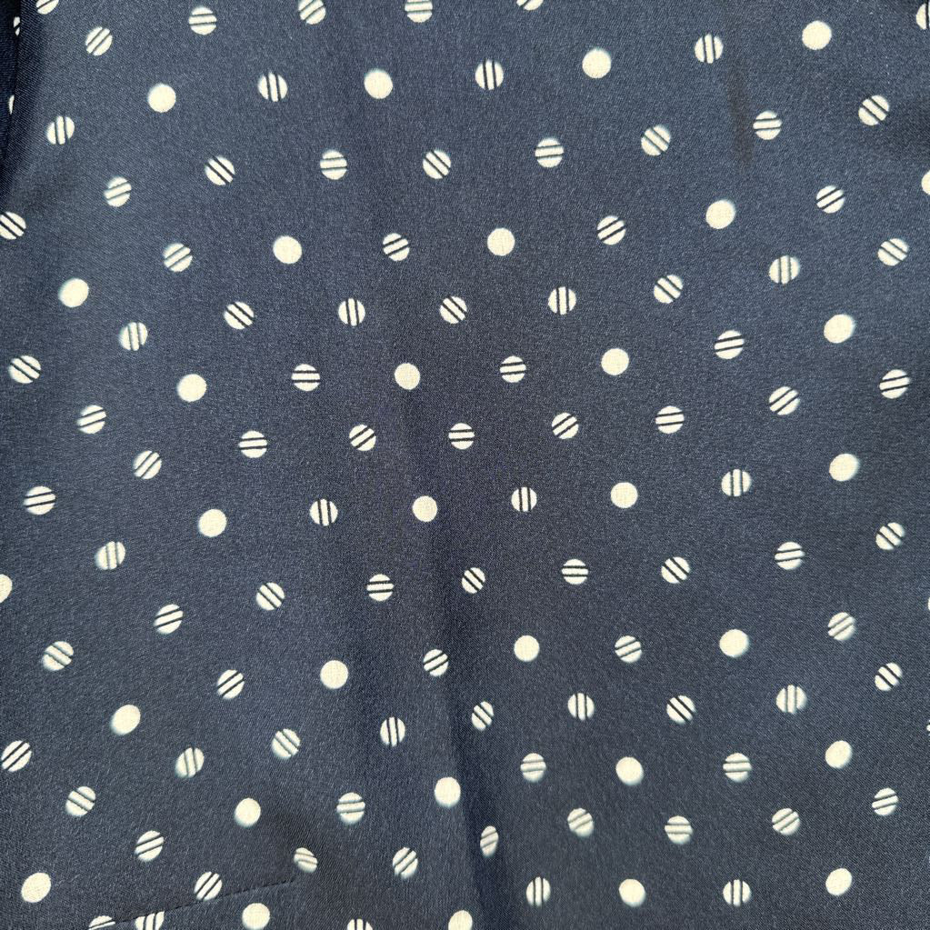 L polka-dot button down l/s top