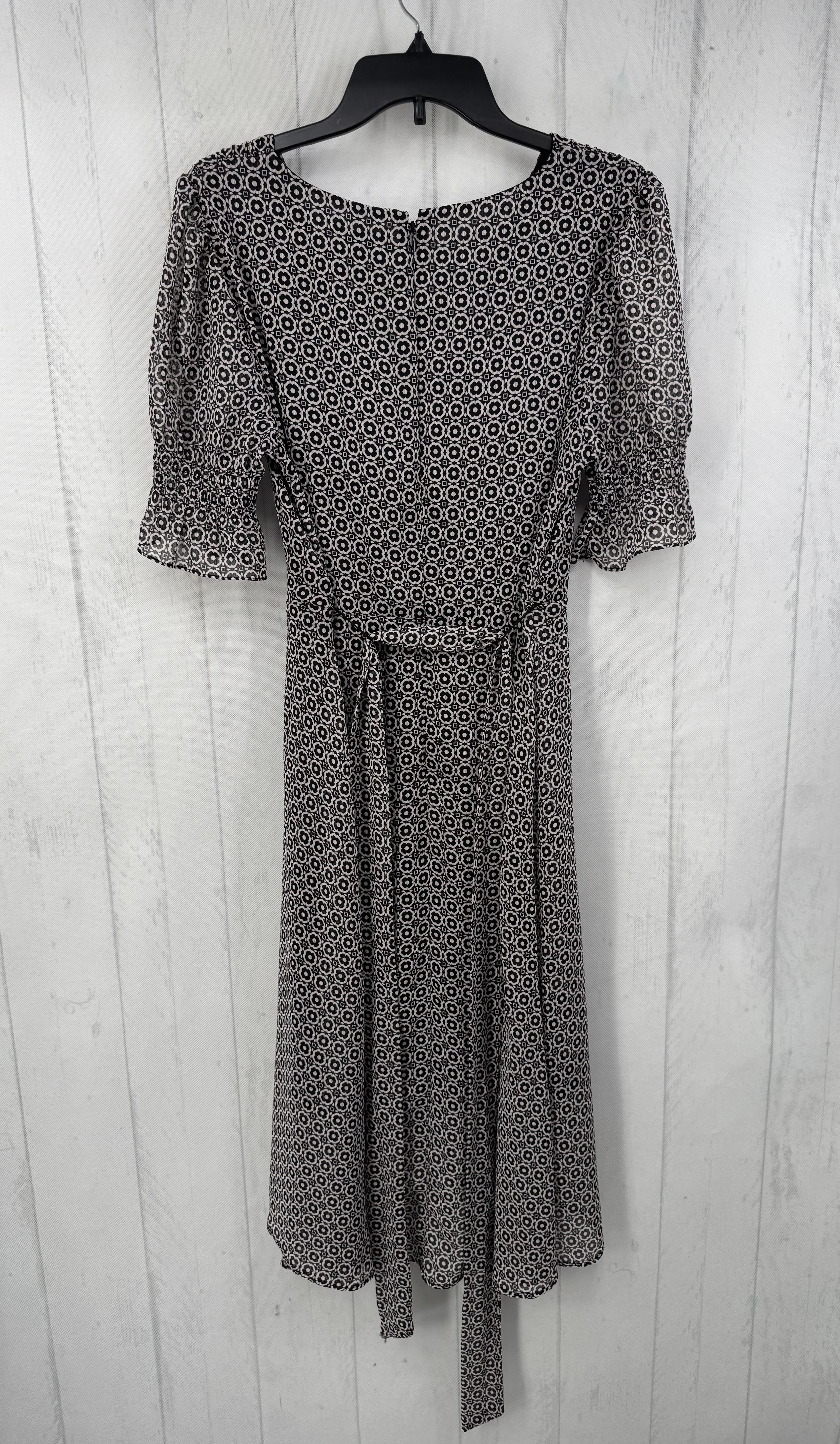 R129 14 printed crossover s/s dress