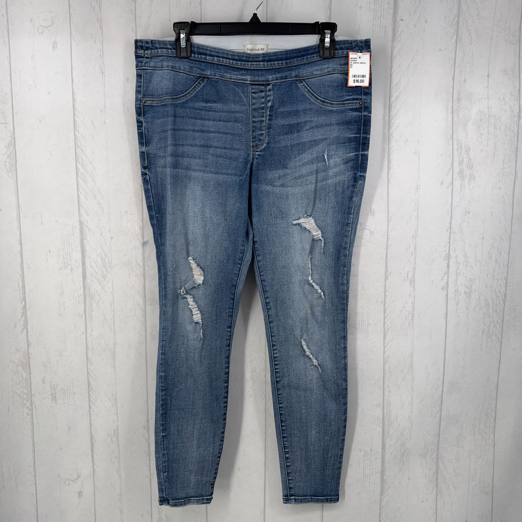 XL pull-on skinny jean