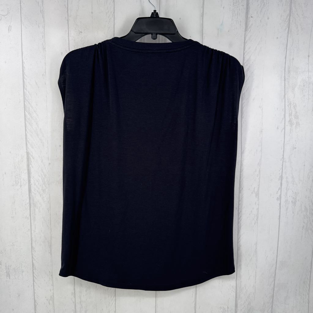 S ruched crewneck tank