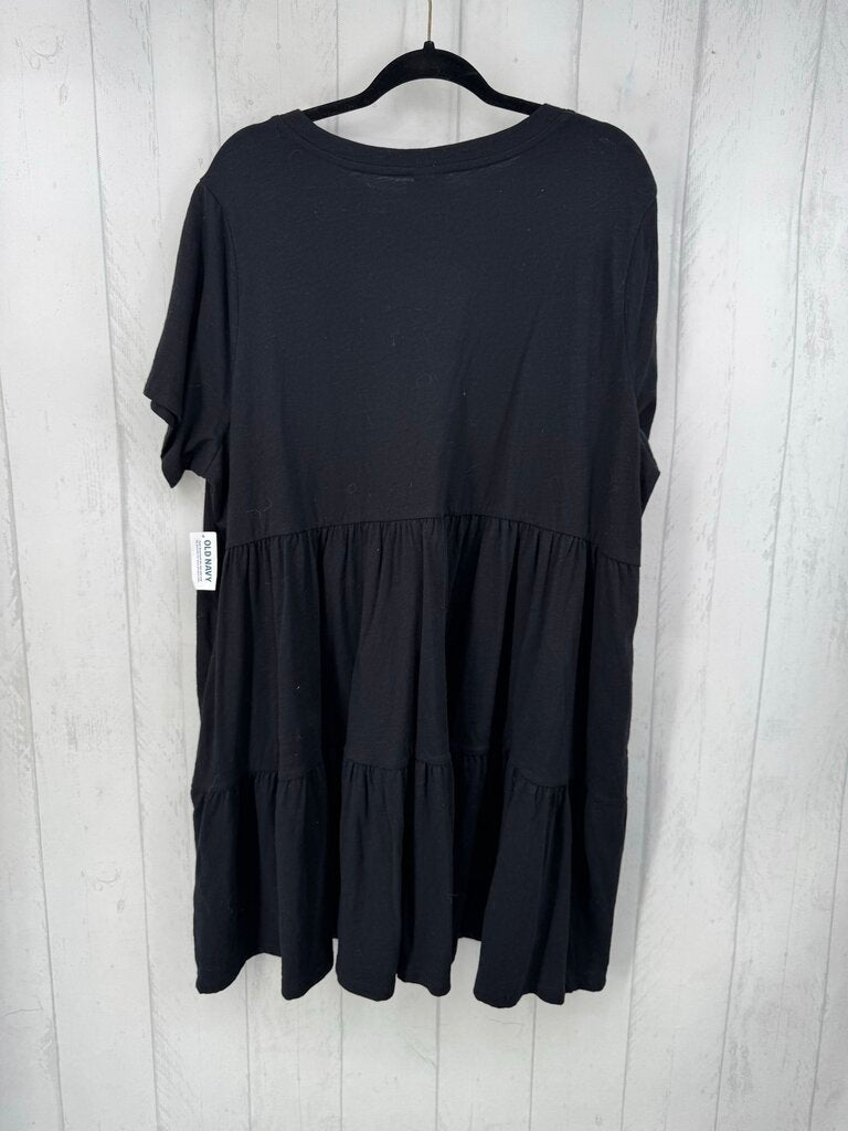 R35 2X tiered s/s dress