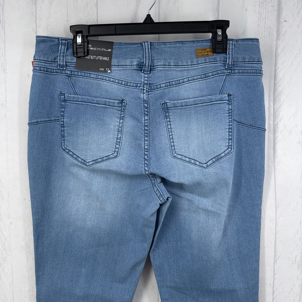 12 hi-waist skinny jean