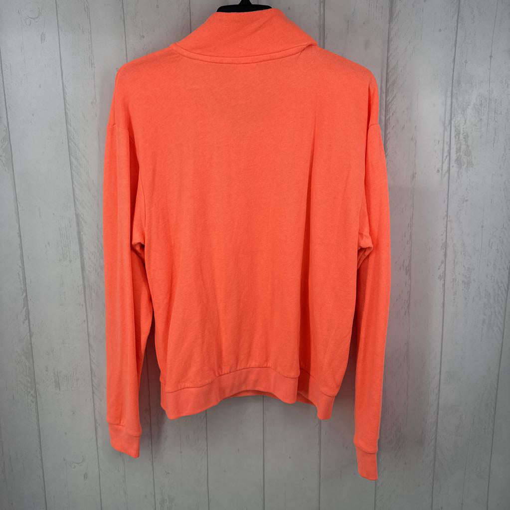 L 1/2 zip logo sweatshirt