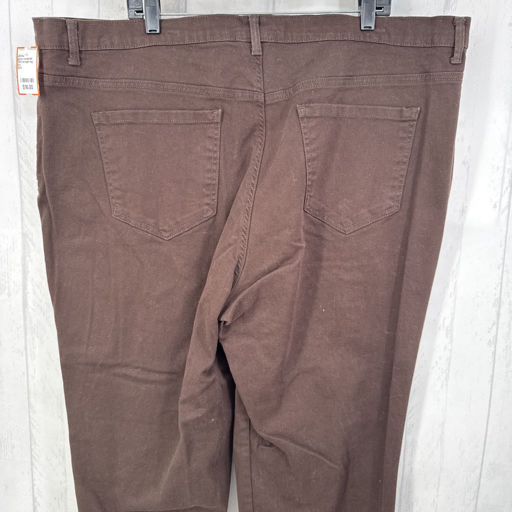 22W straight leg jean