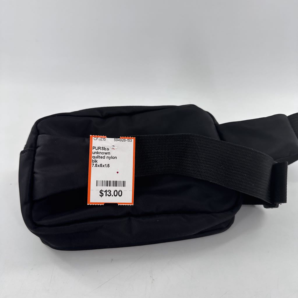 quilted nylon beltbag