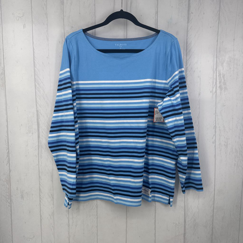 1X striped l/s top