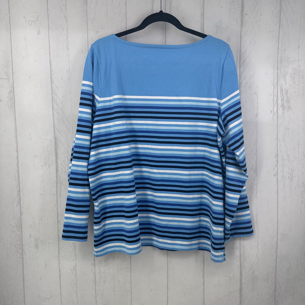 1X striped l/s top