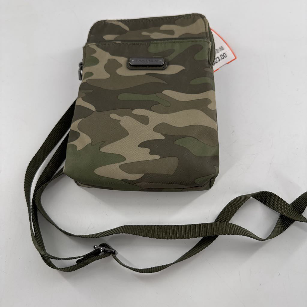 nylon camo print crossbody