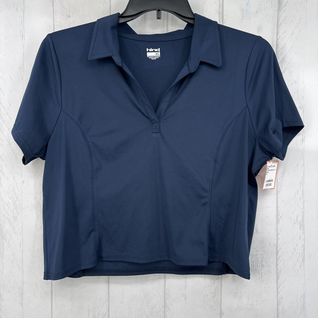 XL Short Sleeve V-neck Polo Shirt