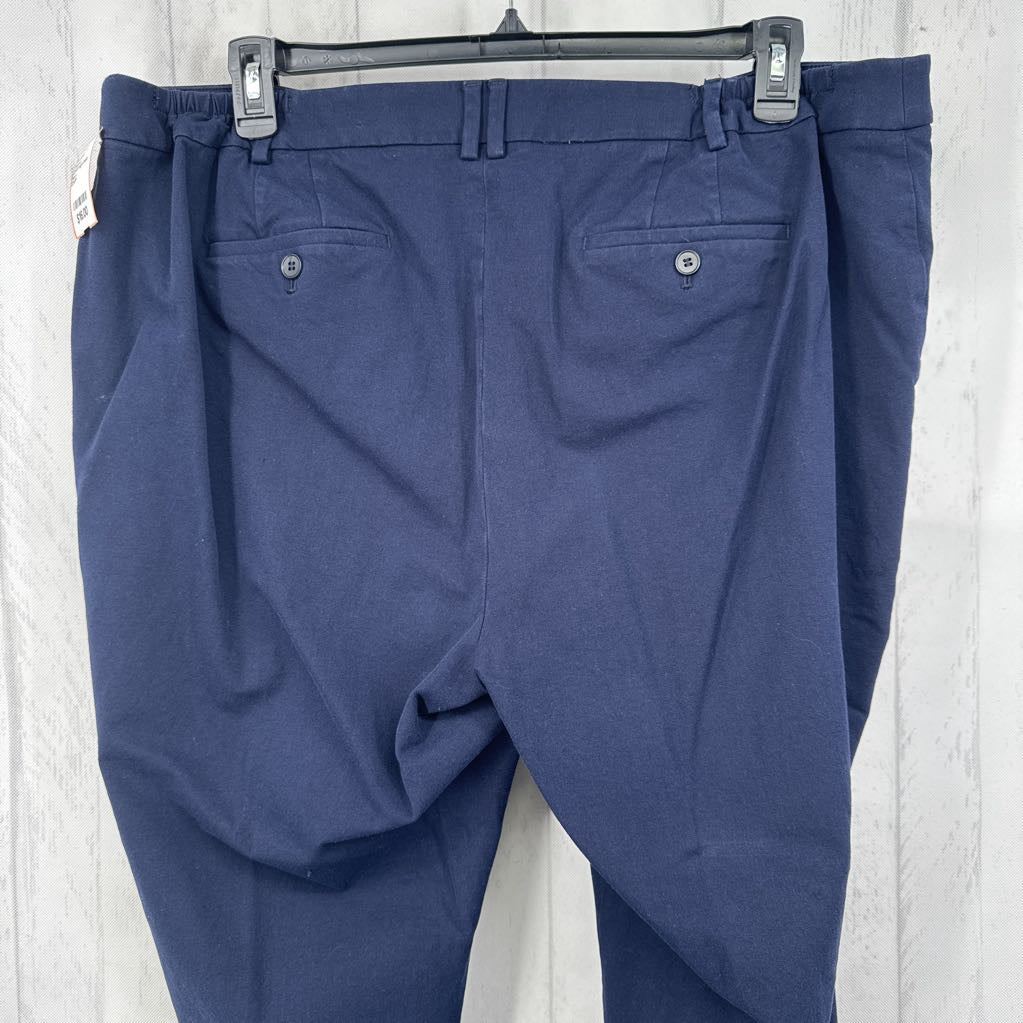 22WP High-Waist Straight-Leg Pants